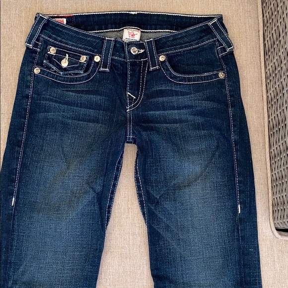 True Religion Becky size 28 jeans rhinestone - Picture 3 of 8